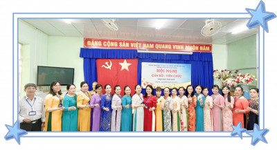 TRƯỜNG MẦM NON RẠNG ĐÔNG TỔ CHỨC THÀNH CÔNG HỘI NGHỊ CÁN BỘ  VIÊN CHỨC NĂM HỌC 2023 -2024