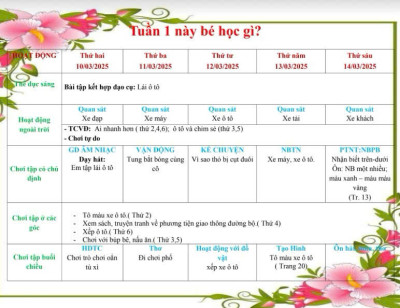 TUẦN 1 PTGT