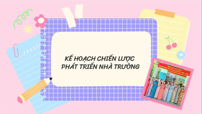KẾ HOẠCH CHIẾN LƯỢC PHÁT TRIỂN NHÀ TRƯỜNG GIAI ĐOẠN 2025-2030 TẦM NHÌN 2035