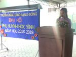 Đại hội phụ huynh năm học 2018 - 2019