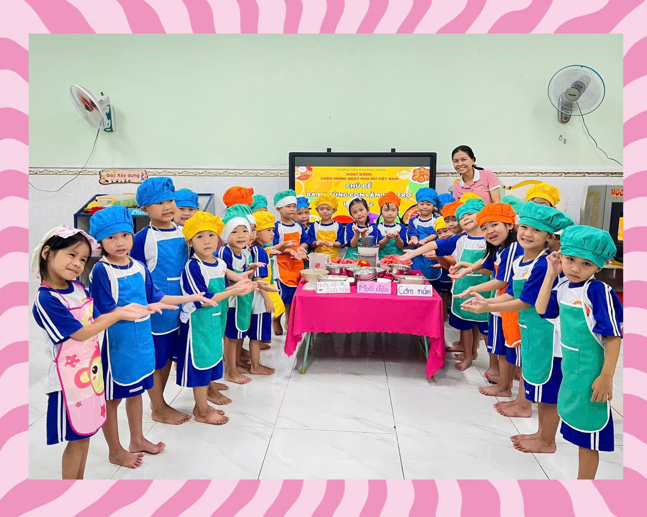 CHUỖI HOẠT ĐỘNG "BÉ TẬP LÀM NỘI TRỢ CỦA CÁC LỚP!